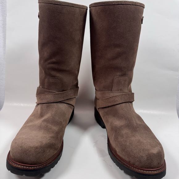 LUDWIG REITER Men's Moto Mid-Calf Biker Buckle Boots size US 8 - Picture 1 of 10